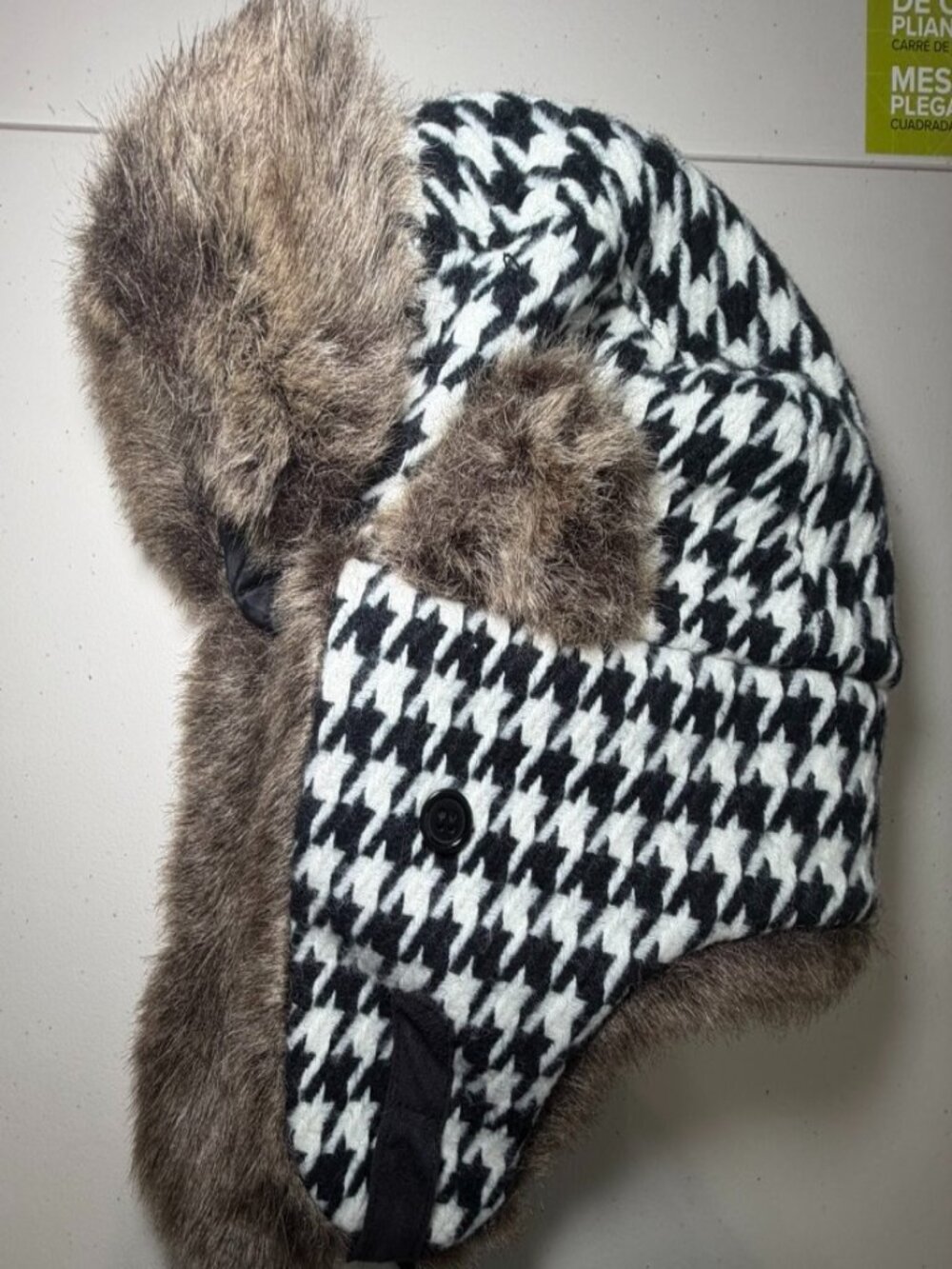 Fuzzy warm head cover!
